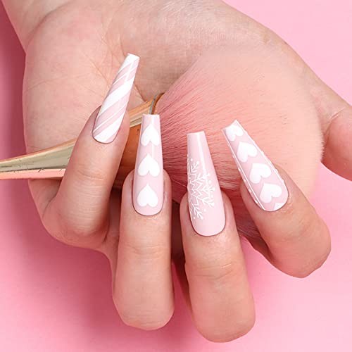 Long Fake Nails – Clear Acrylic Coffin Shaped Ballerina Nails Tips 500pcs Ful…