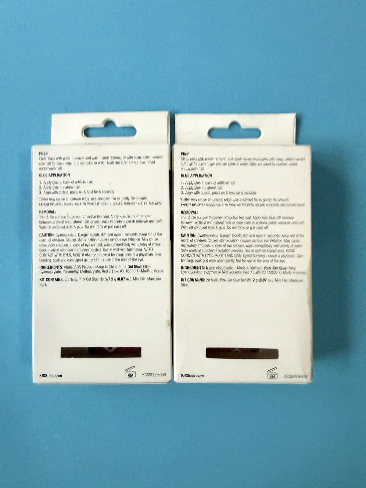 KISS Classy Nails 87632 Short Length Trendy Shape 28 Nails ea New In Box X 2
