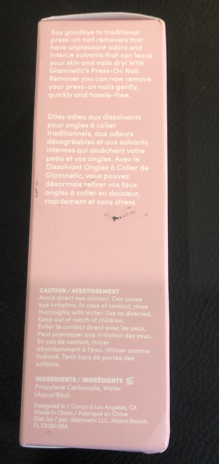 Glamnetic Press on Nail Remover, Odorless, No Acetone, & Gentle, 30mL Sealed