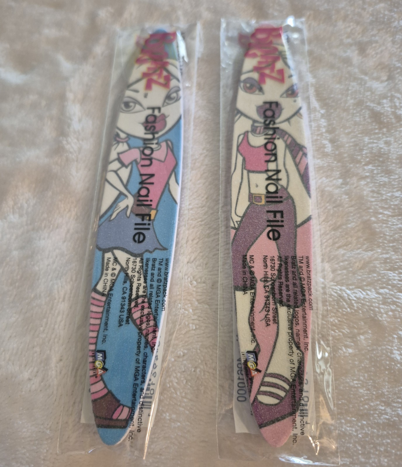 Lot of 2 – Bratz fashion nail file BRAND NEW