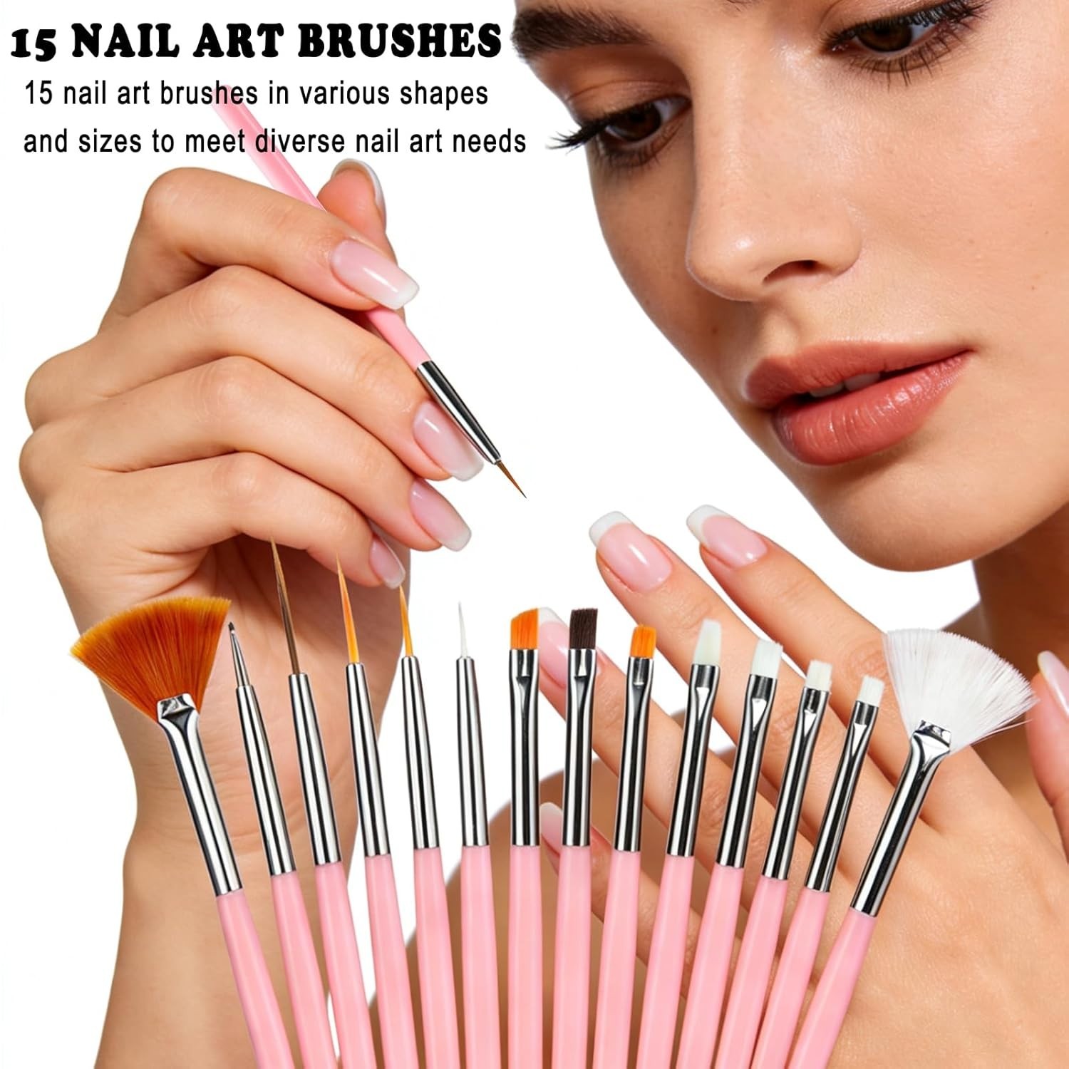 28-Piece Nail Art Tools Set with Magnetic Stand – Perfect for Artistry & Prec…