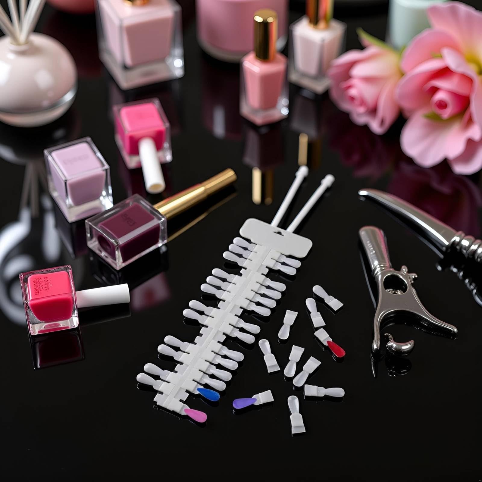 36 Tips Nail Swatch Sticks Nail Color Display Tips Nail Polish Practice Sampl…