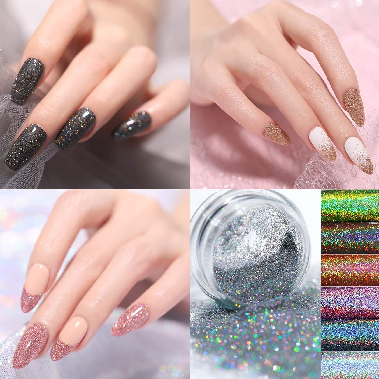 Full Acrylic Nail Art Starter Kit Acrylic Glitter Powder Manicure Set Care Tools