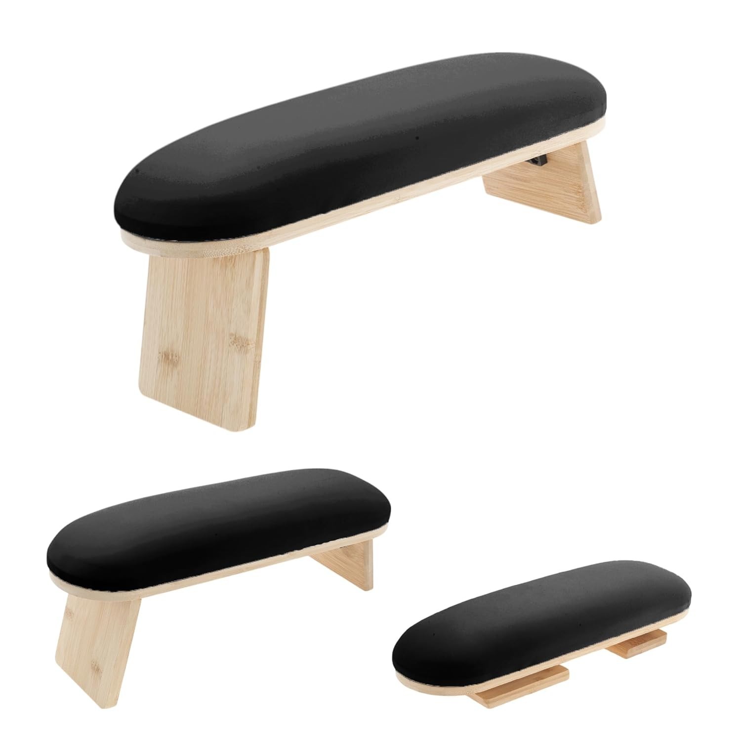 Angled One Arm Rest for Nail Tech Folding Legs Compact Spa Manicure Stand
