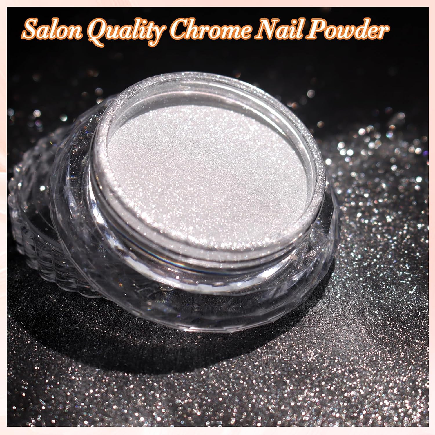 FNNZ Unicorn Chrome Nail Powder, Aurora Unichrome Mermaid Aurora Metallic Nail