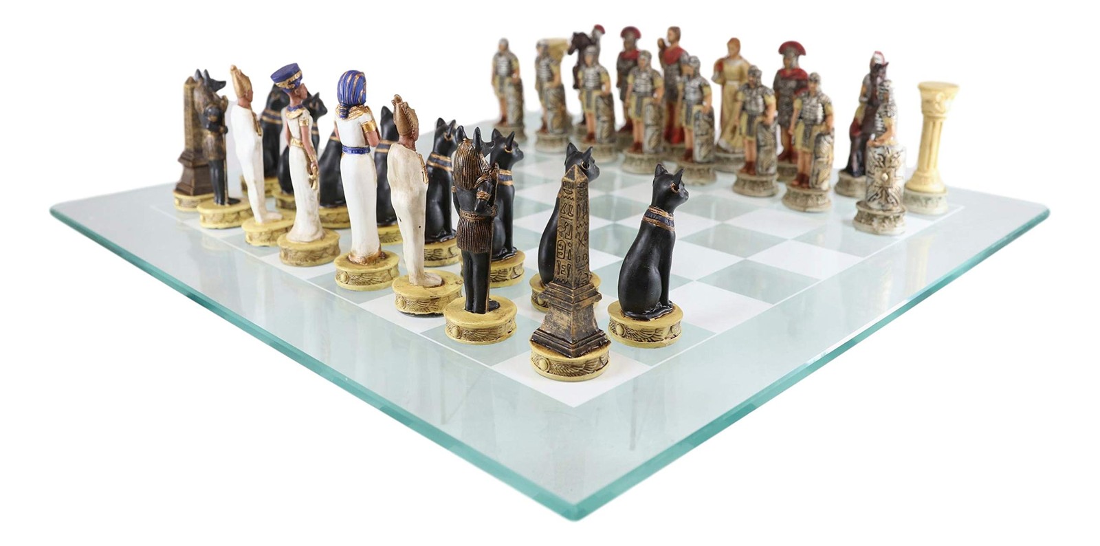 Ebros Gift Historical Themed 17 inches by 17 0.1 centimeters, White