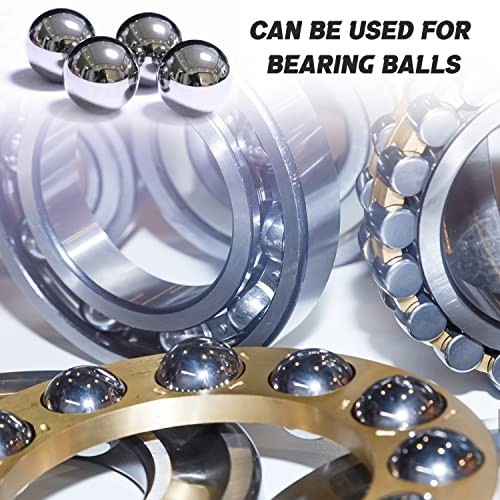 2 Pcs 1.75″ Precision Steel Bearing Balls for Paint Mixing & DIY Projects