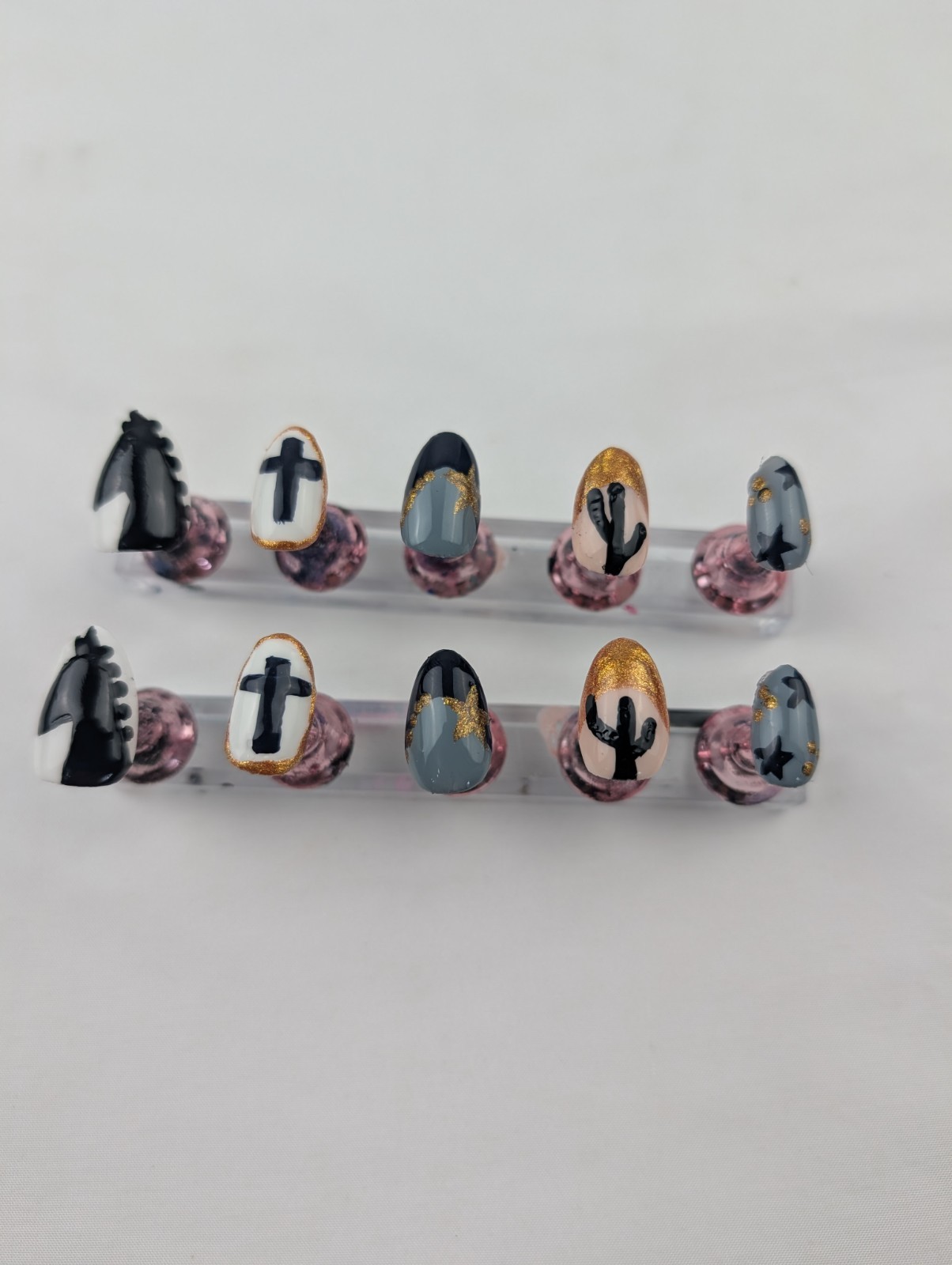 Daughter’s CUSTOM Made To Order – Hard Gel Press On False Nails 10p Set