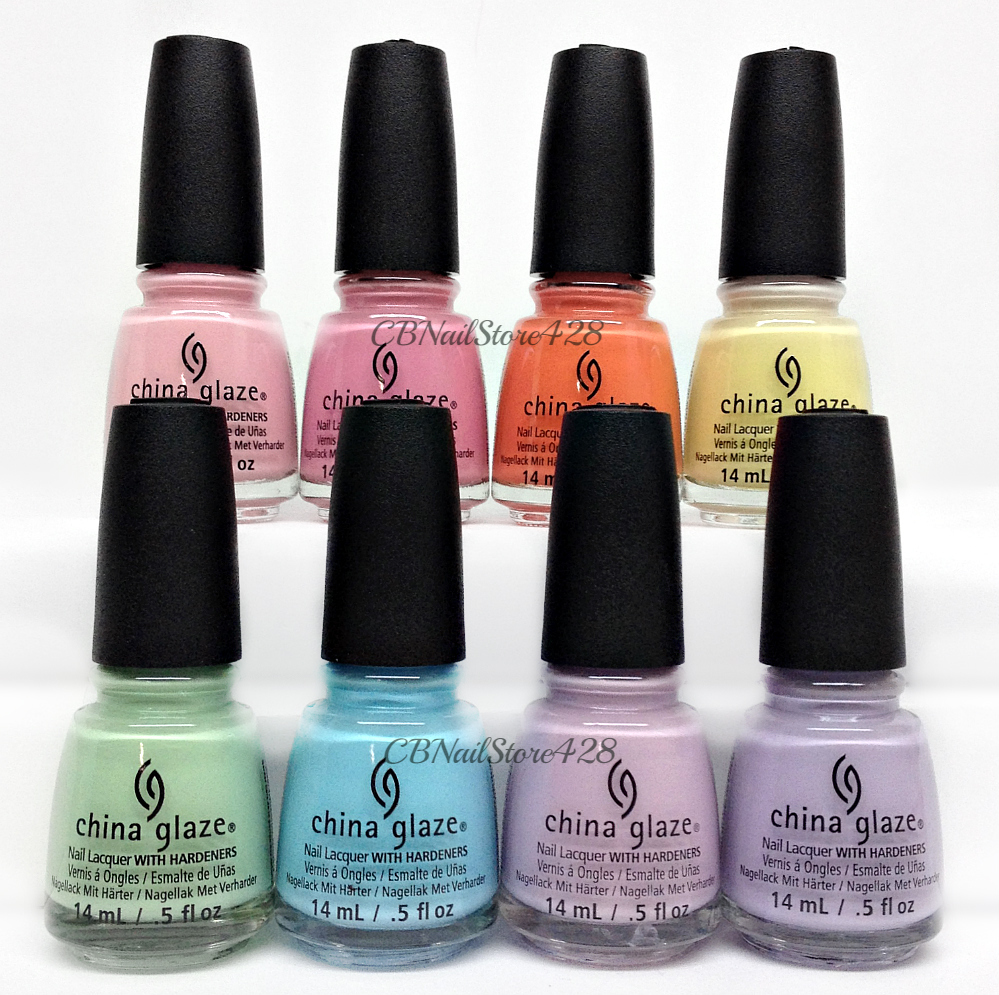 China Glaze Nail Lacquer – PASTELS 2017 Collection – Choose Any Color
