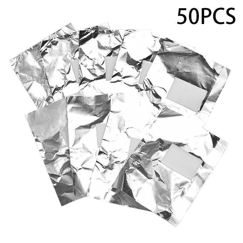 50/100 NAIL FOIL GEL WRAPS POLISH REMOVER ART SOAK OFF ACRYLIC REMOVAL