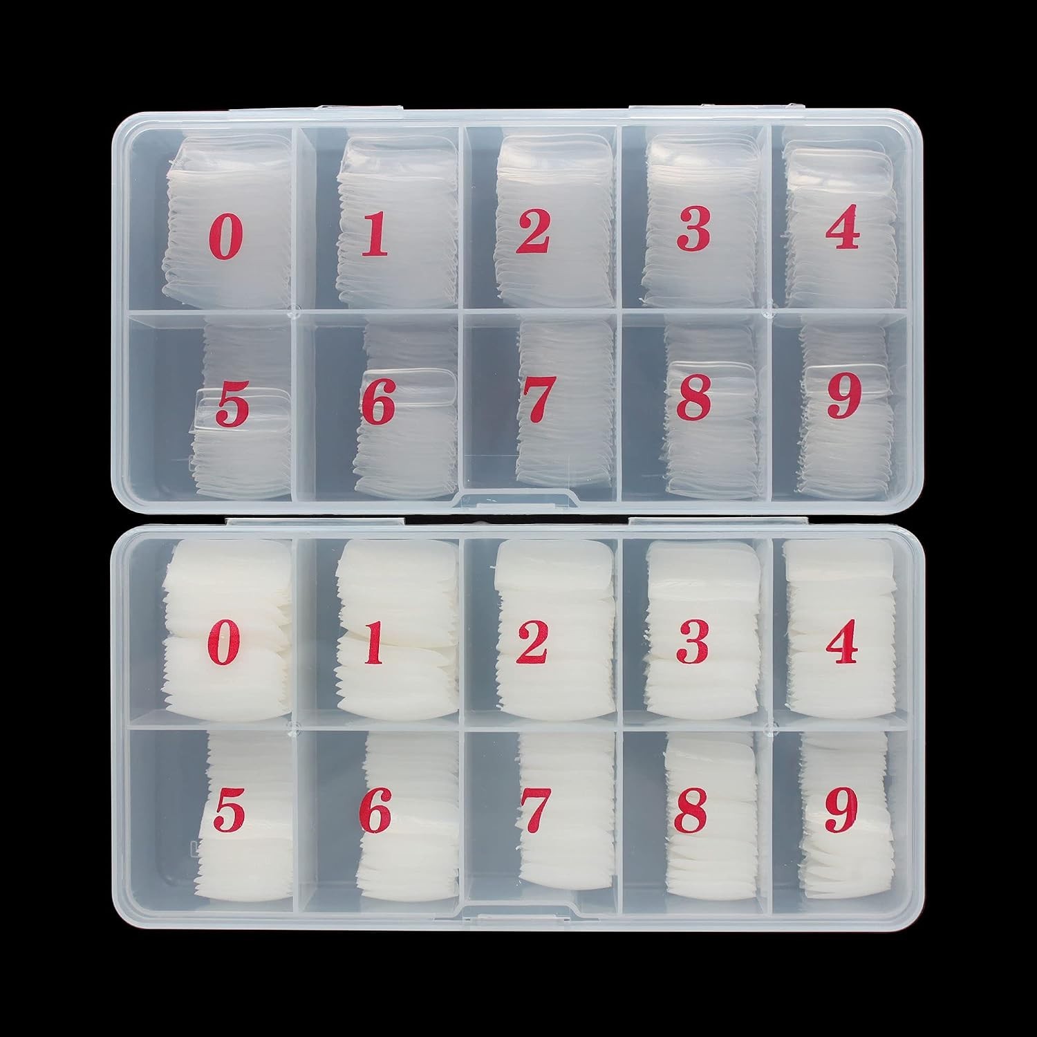 1000PCS Full Cover Acrylic False Nail Tips Set