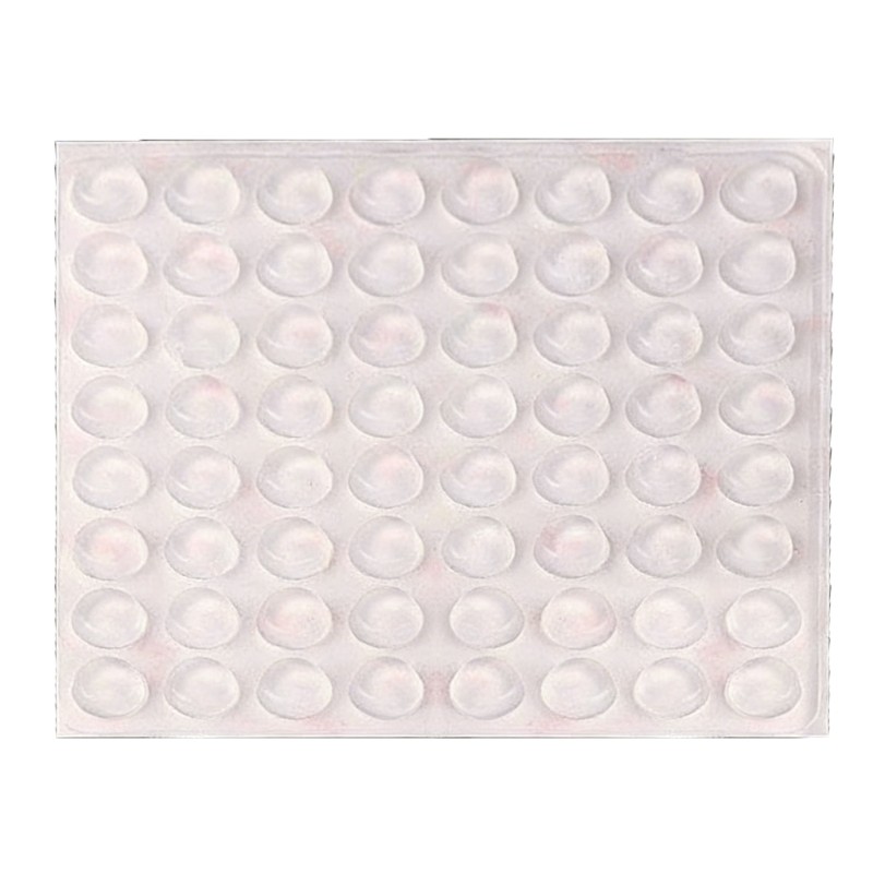 Clear Silicone Key Covers 12x4mm 64Pcs For Long Nails Includes 3D Decals