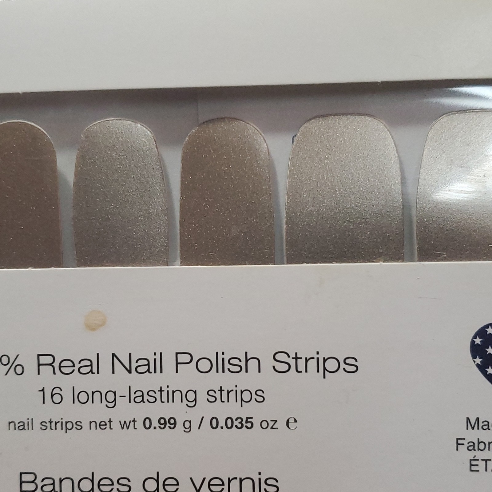Color Street Nail Polish Strips Stay Golden Gold Glitter Long-Lasting