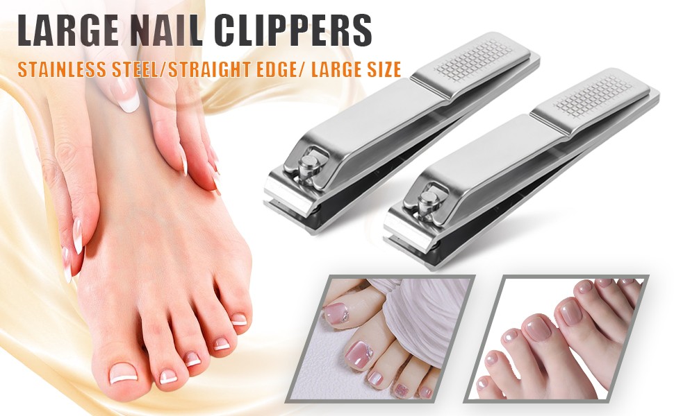 5-Pa Lar Toenail Clippers Straight Ed, 3.15 inch Long Handled