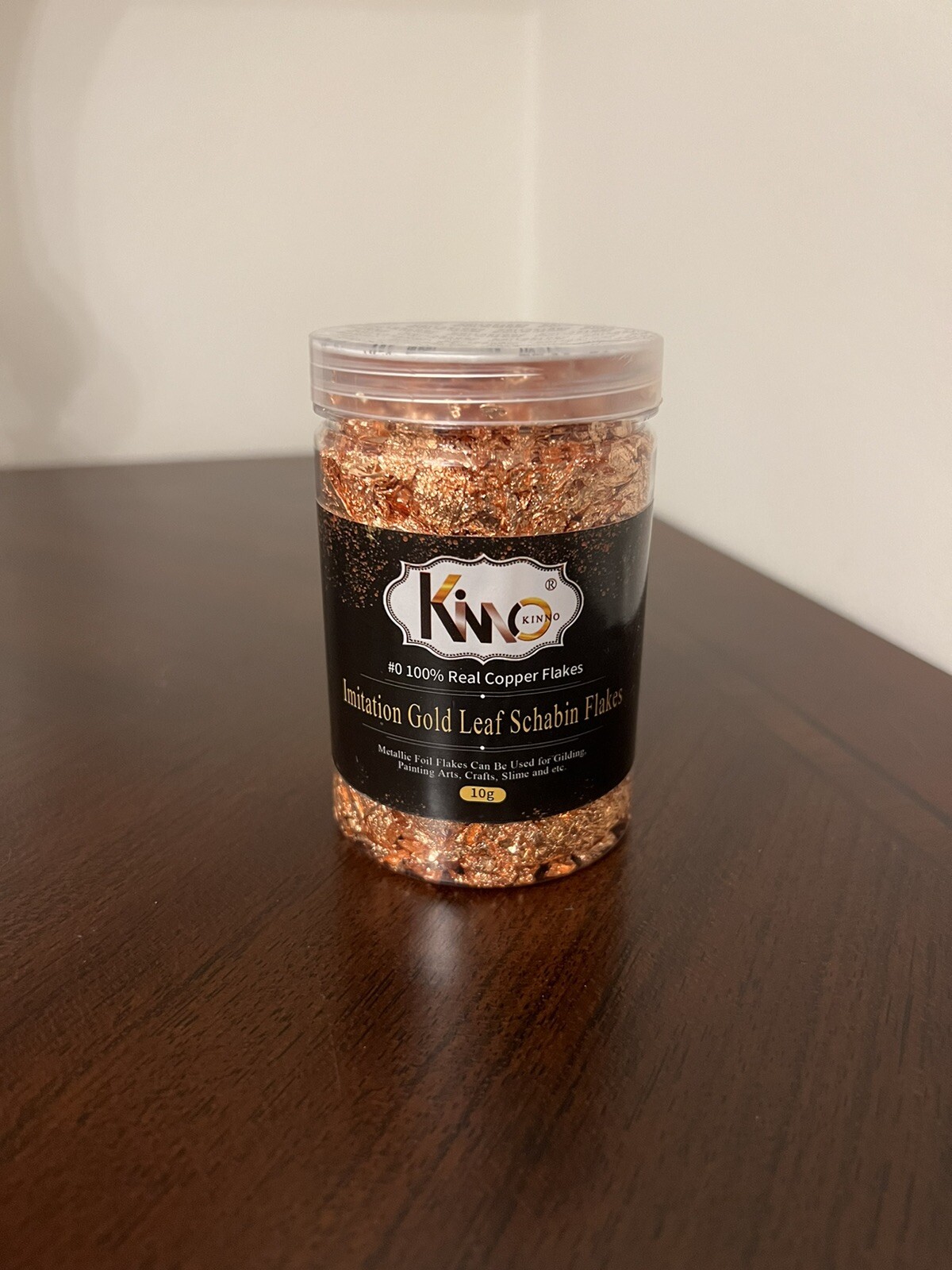 10g Imitation Copper Rose Gold Flakes Metallic Foil For Nail Art, Gilding, Craft