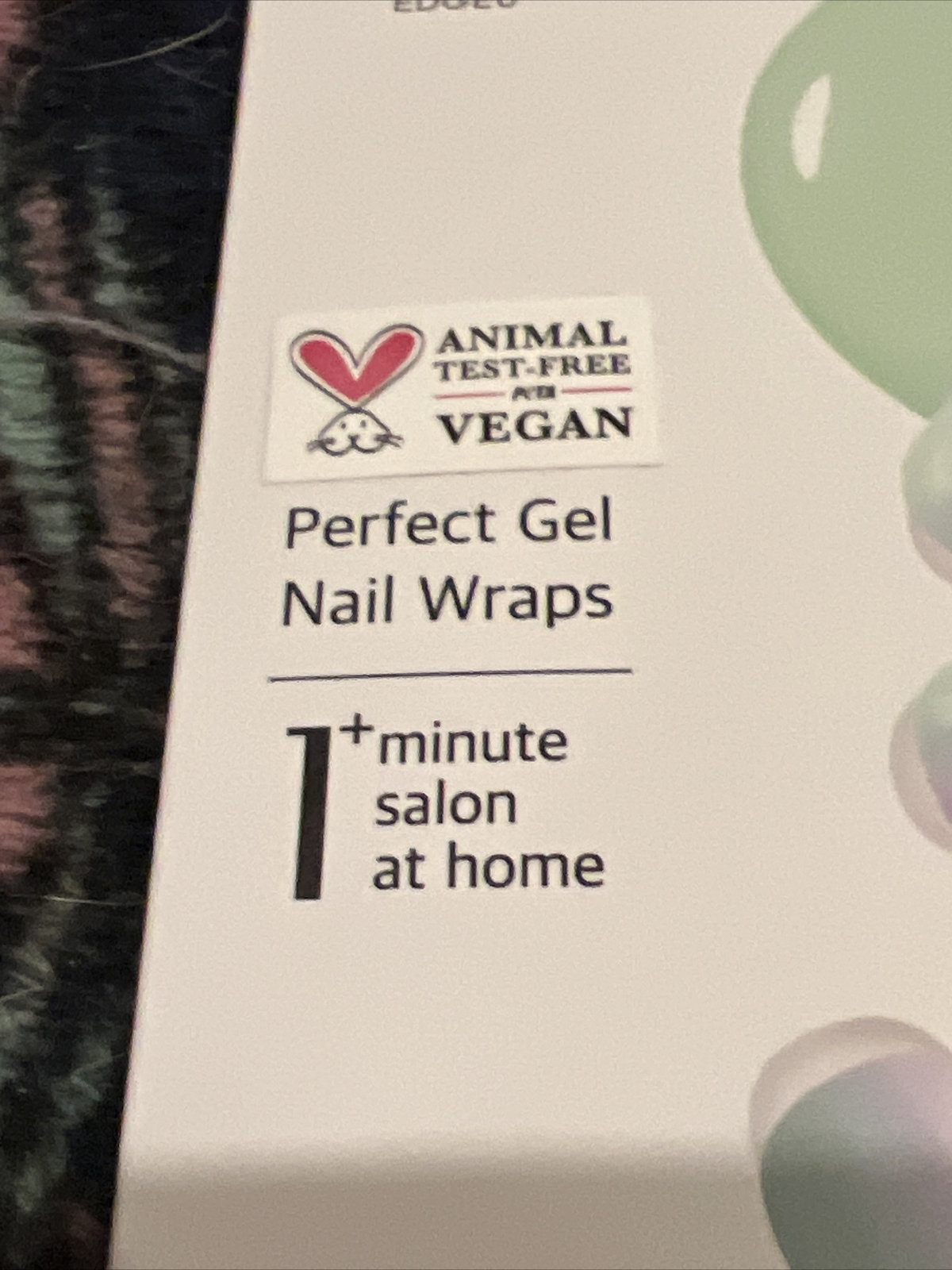 Perfect Gel Nail Wraps, ENP310, Sherbert Recipe, 16 Piece Strips Set