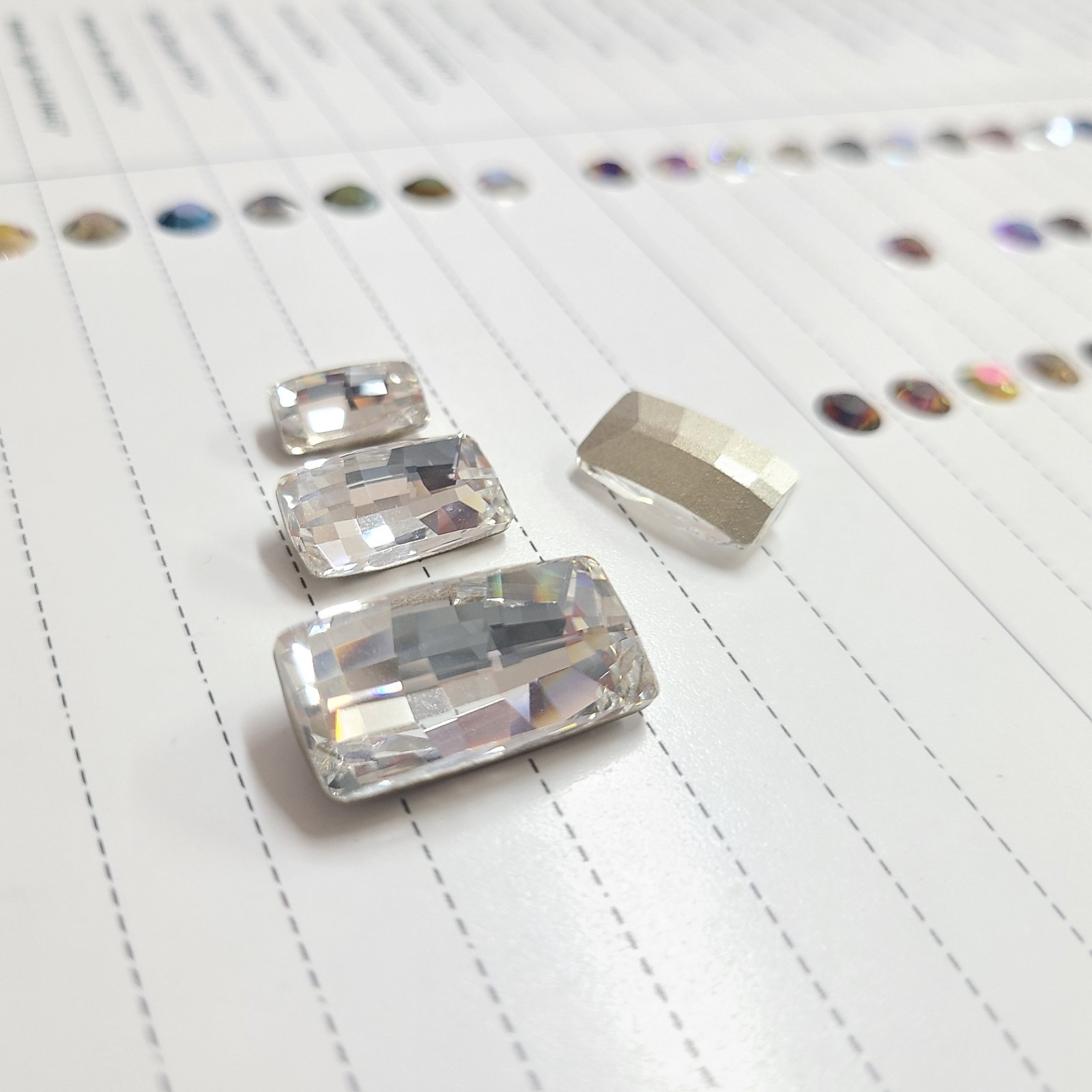 Swarovski 4524 Pure Baguette Fancy Stone Crystal 12×6 16×8 23×11 (1pc)