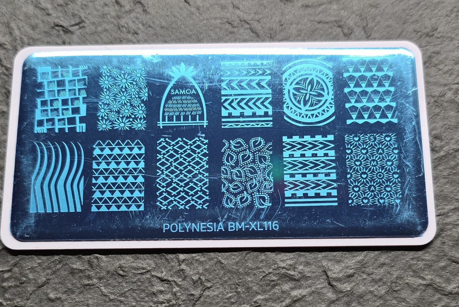 HTF Maniology Bundle Monster Polynesia BM-XL116 Samoa Oceania Nail Stamp Plate