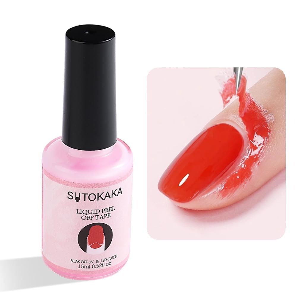 Liquid Latex Tape Peel Off Nail Cuticle Guard Skin Barrier Protector for DIY