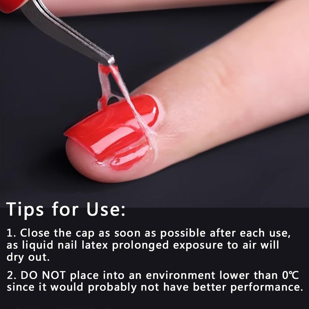 Liquid Latex Tape Peel Off Nail Cuticle Guard Skin Barrier Protector for DIY