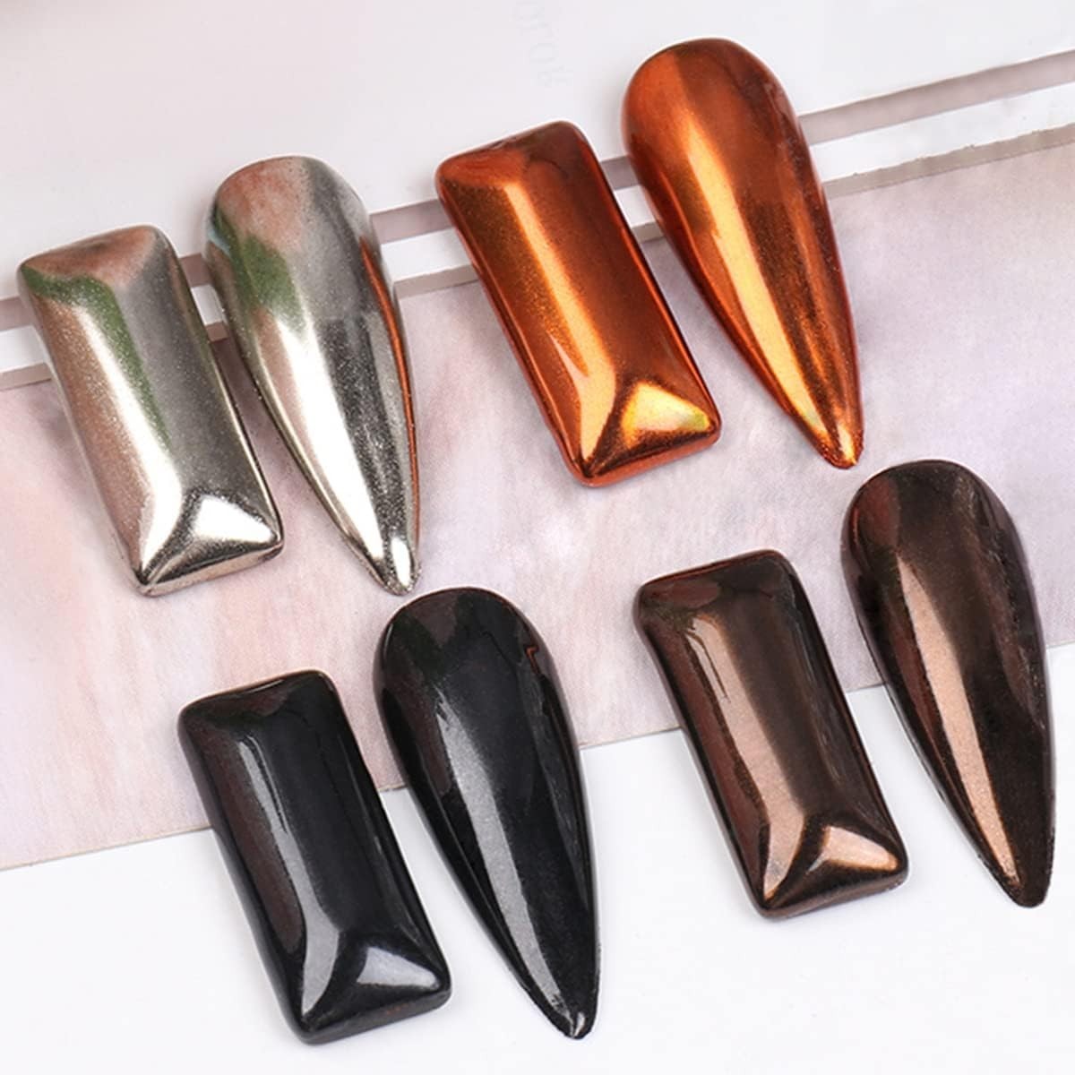 Mirror Finish Chrome Nail Powder Set