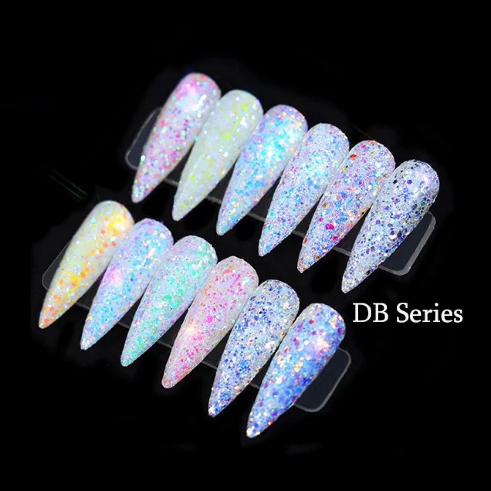 Unicorn CHUNKY GLITTER MIX Nail Shimmer Sequins Mermaid Powder Effect Paillette