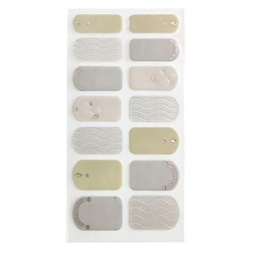 70 Pcs 5 Sheets Full Nail Wraps Pure Color Nail Polish Strips Stickers 13