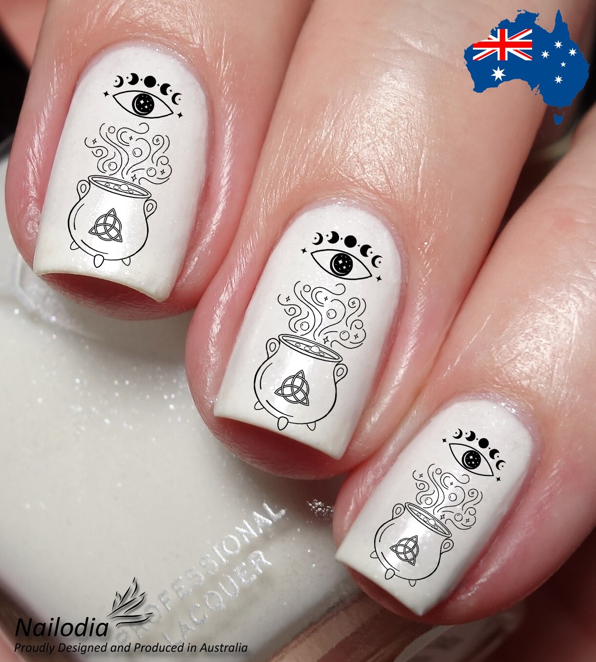 Fortune Teller Third Eye Gift Nail Art Decal Sticker Water Transfer Slider