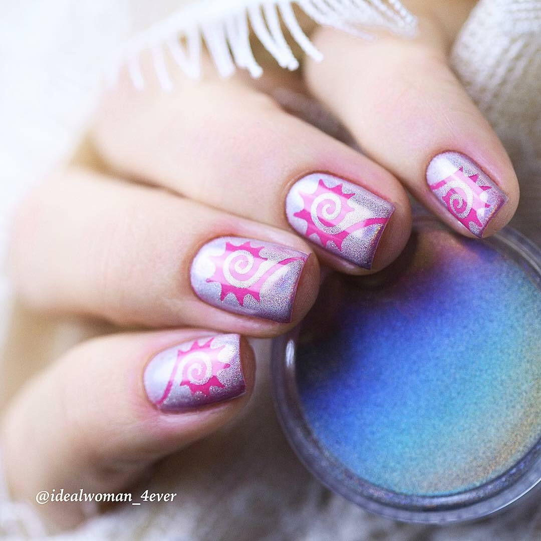 Tribal Sun Stencils for Nails, Nail Stickers, Nail Art, Nail Vinyls