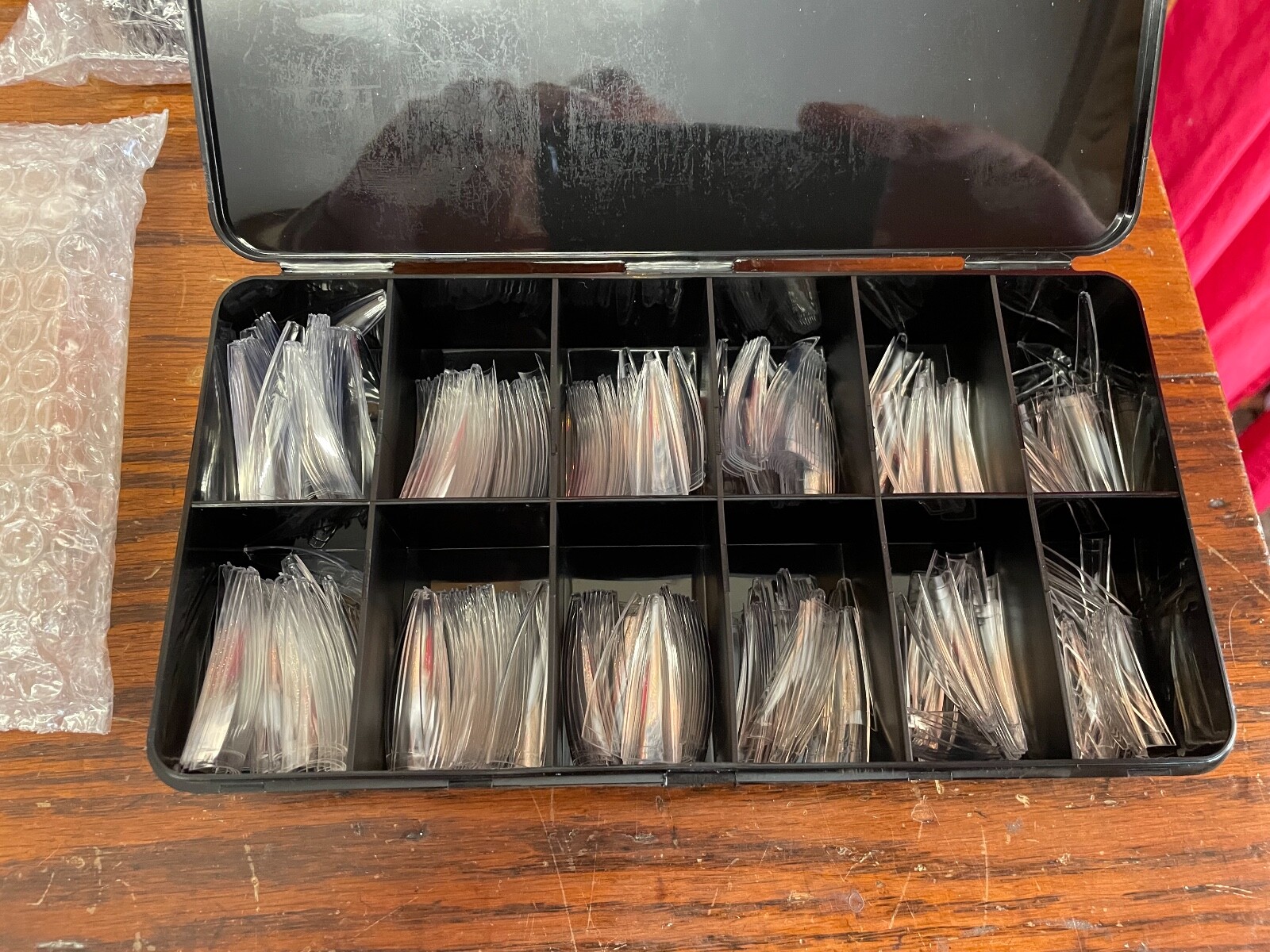 7 Boxes of Wellquinn Clear Coffin C Curve False Nails (X003XRUVYD)