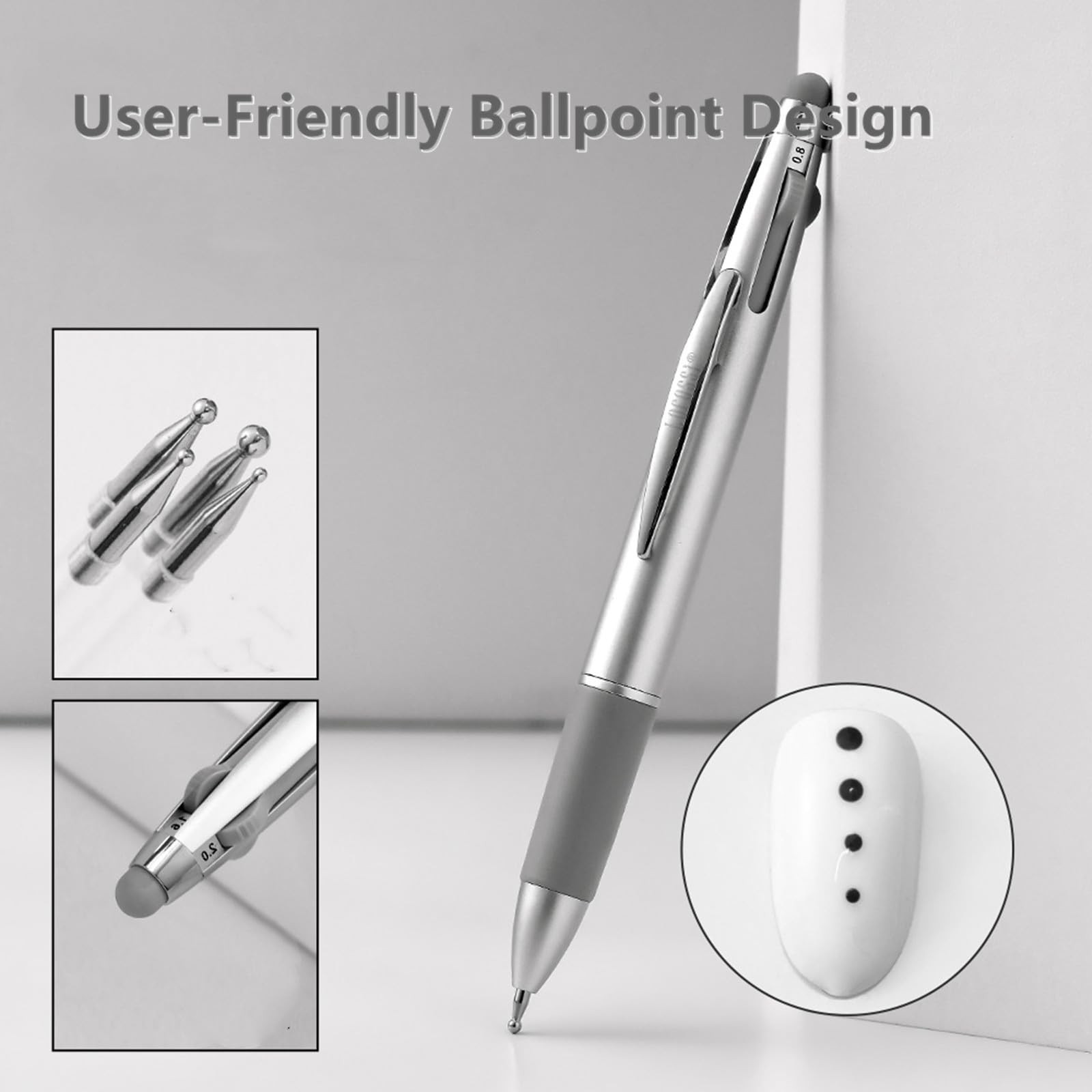 5 in 1 Nail Art Dotting Pen – Ballpoint Design Kit, Professional Tool for Beauty