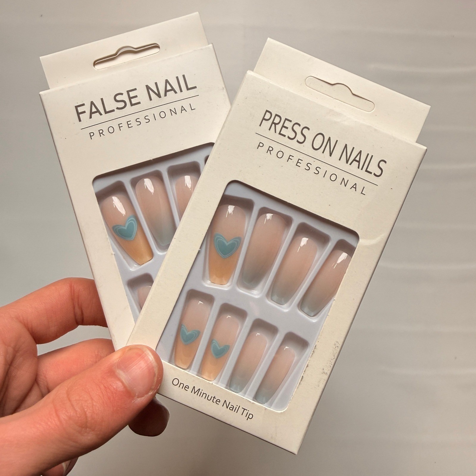 Lot of 10 Pack of 24 New False Press On Nails Assorted Designs and Colors №N50