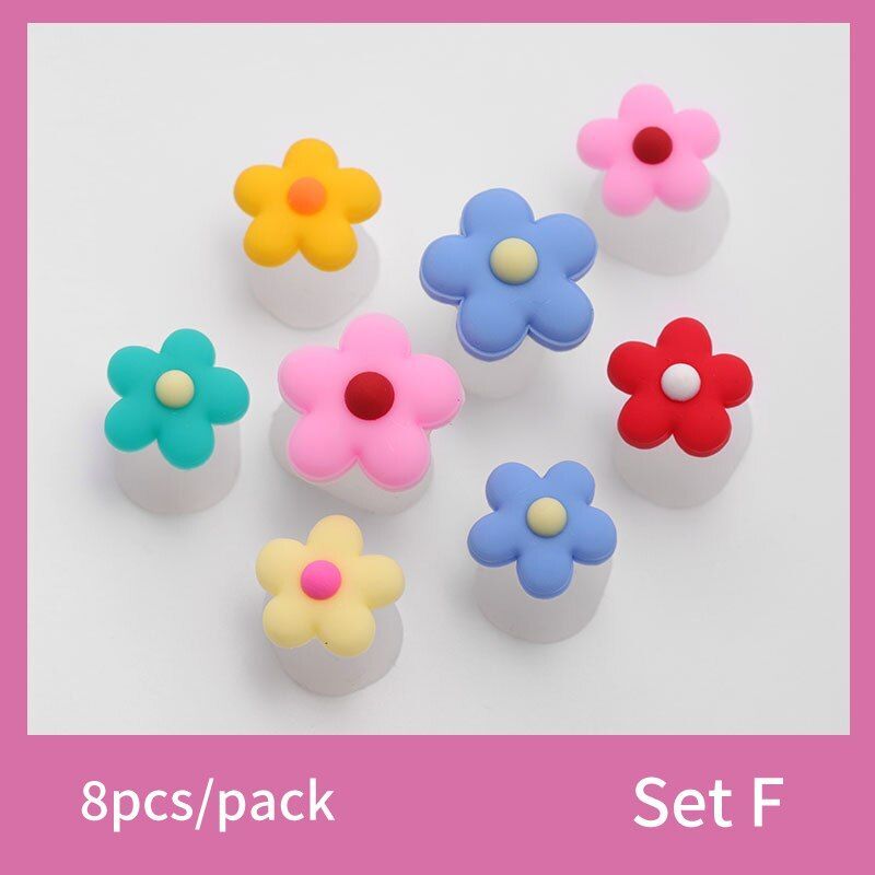 Silicone Toes Separator -Foot Divider Form Manicure Pedicure Nail Art Tools 8Pcs
