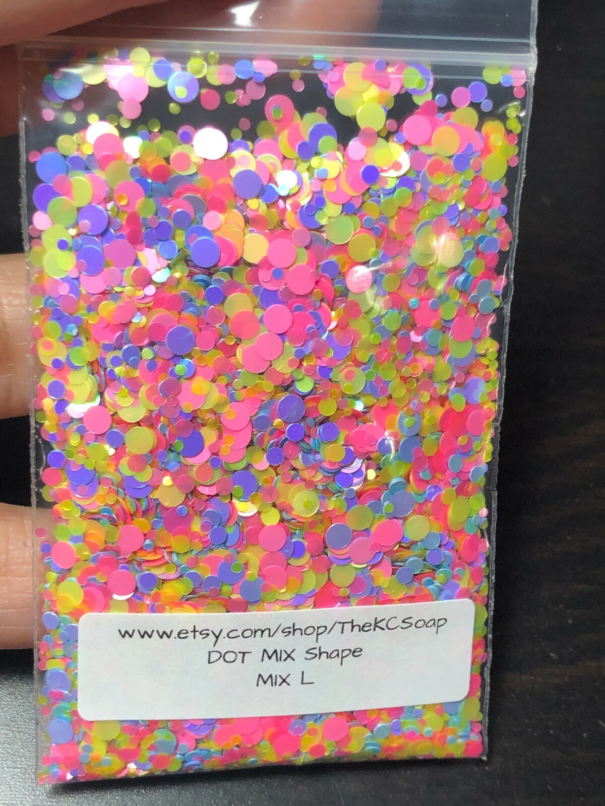 1,2,3 MM Mixed Dot Shape U Choose Color Nail Art Face Festival Crafts Makeup