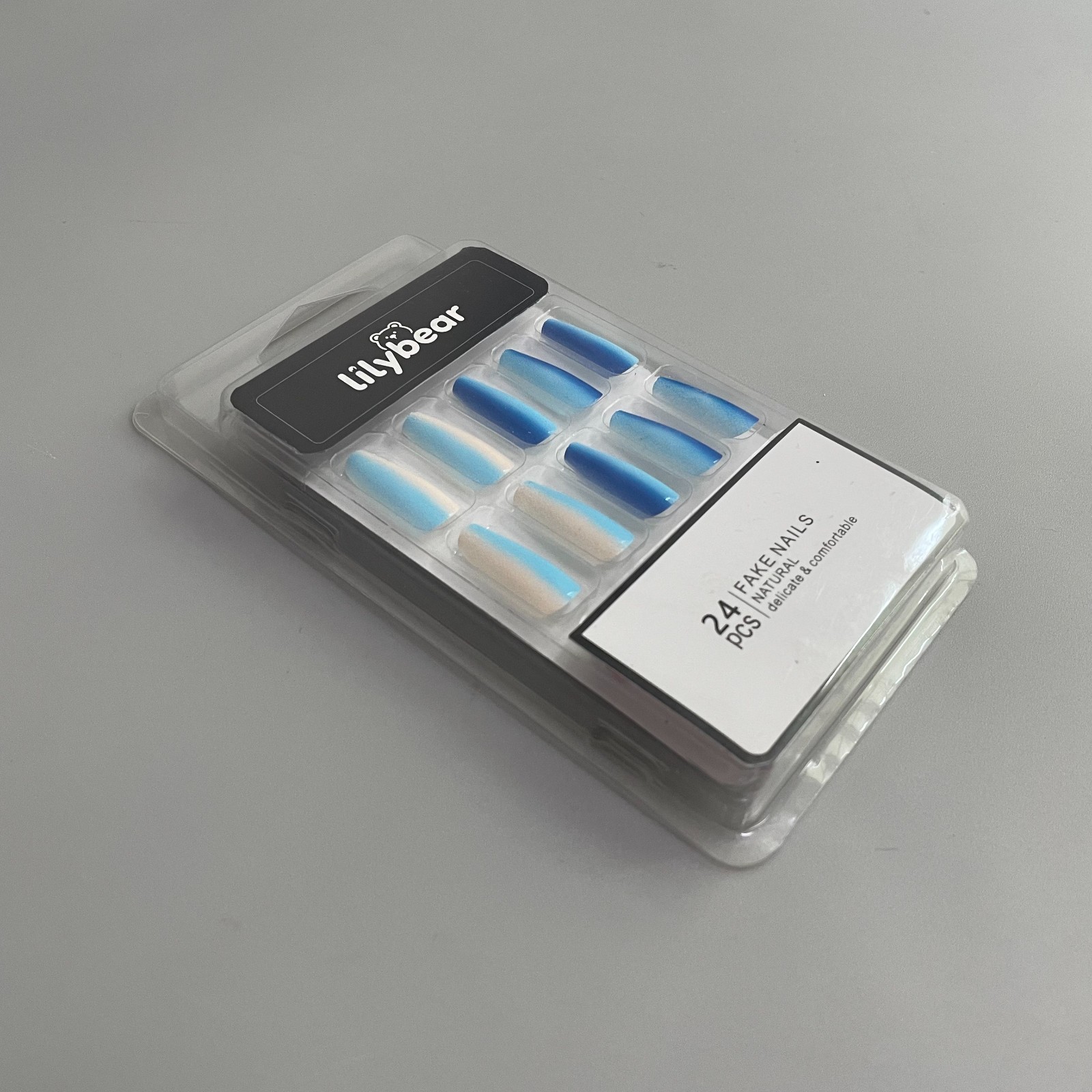 lilybear False Nails, Delicate and Comfortable Full Cover Acrylic False Nails