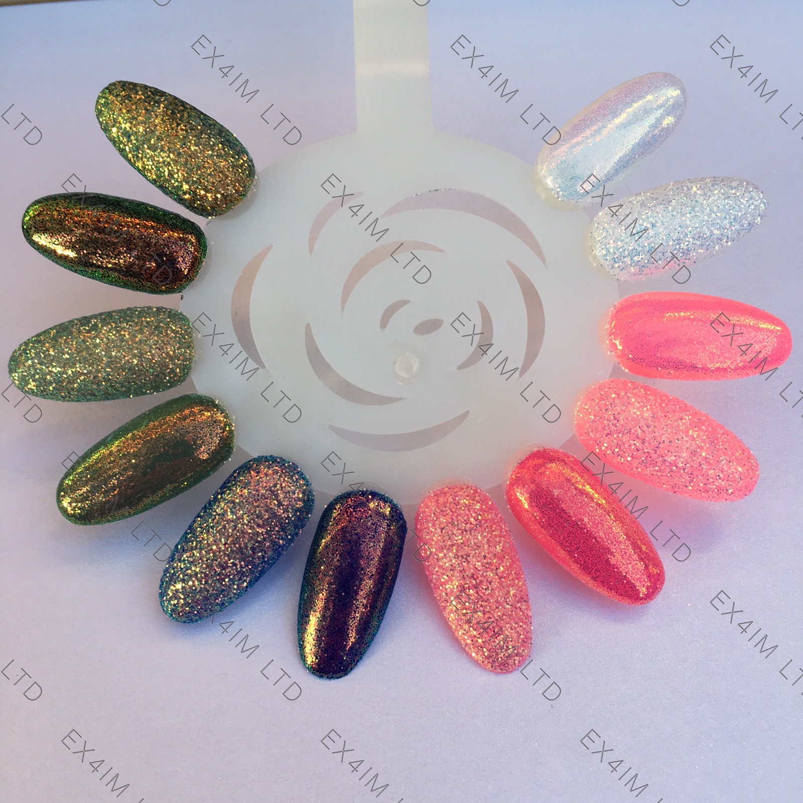 CINDERELLA PIXEL EFFECT NAIL ART GLITTER IRIDESCENT SEQUINS WEDDING POWDER MP008