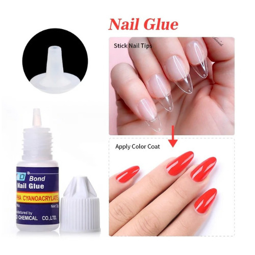 1-10Pcs Super Strong Nail Glue Fast Dry Acrylic Tips Rhinestone Adhesive 2-10g