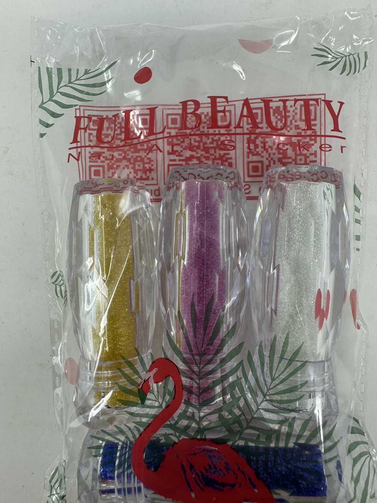 Full Beauty Nail Art Beads And Decor 5 Colors New In Packaging