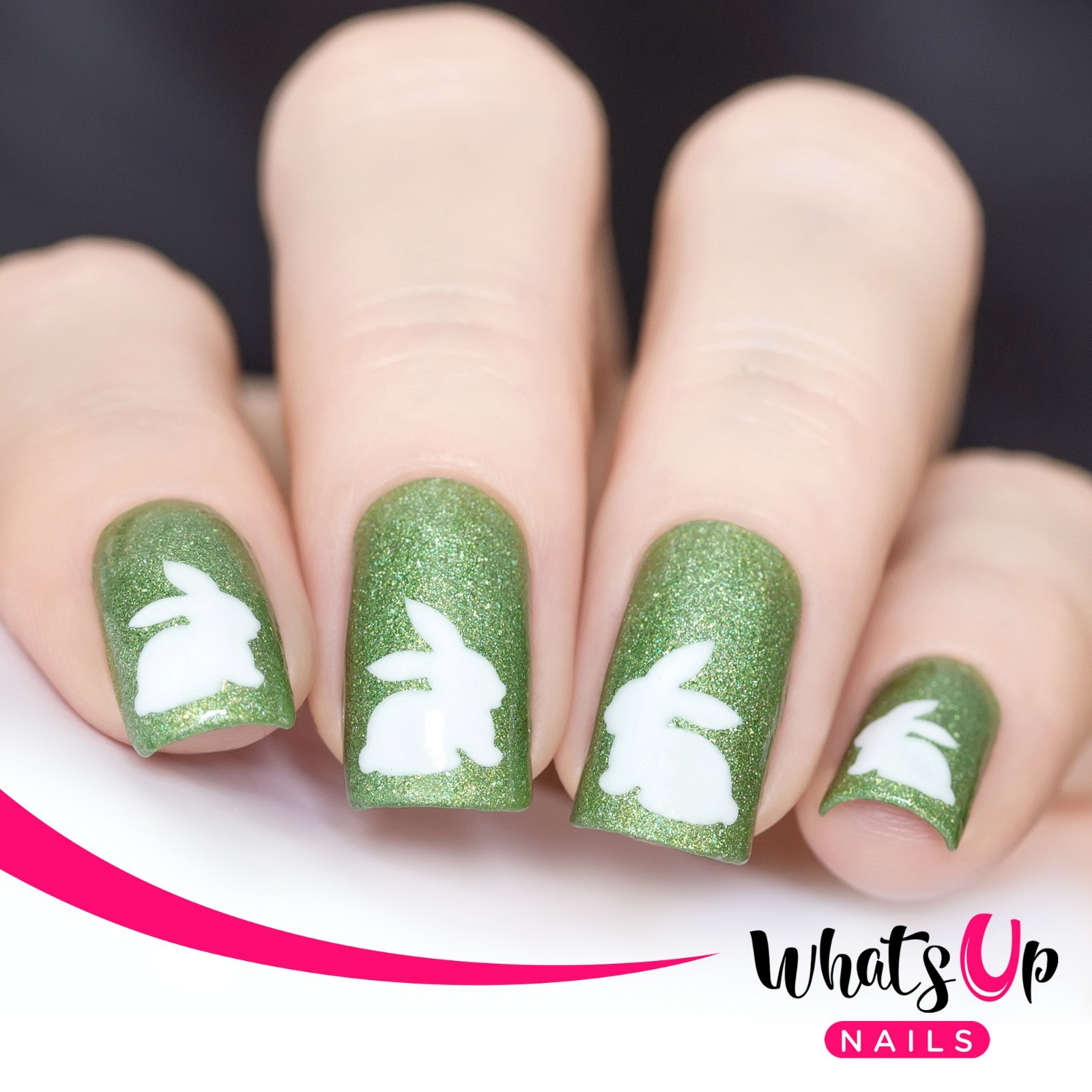 Bunny Stencils for Nails, Easter Nail Stickers, Nail Art, Nail Vinyls