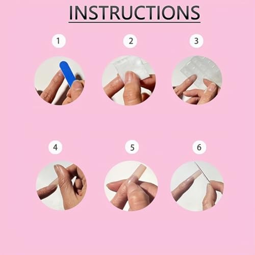 30Pcs Pink Flower Press on Nails Medium Almond Spring Summer Flower Nails-1
