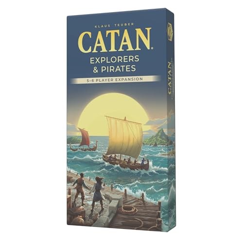 CATAN Explorers & Pirates 5.82 x 1.69 x 0.1 = 0.94 cubic inches, 6th Edition