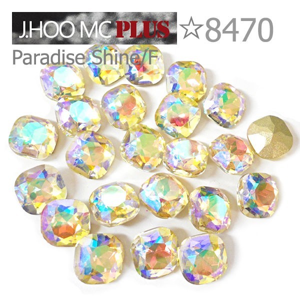 J.HOO Crystal 8470 Cushion V-Cut Fancy Rhinestones 8mm Nail Art (10pcs)