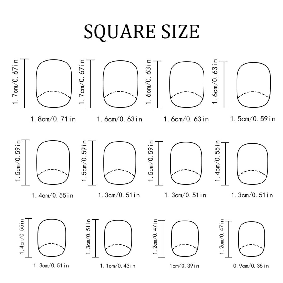24Pcs Short Square Press on Nails Flower Fake Nails with Glitter Designs, White