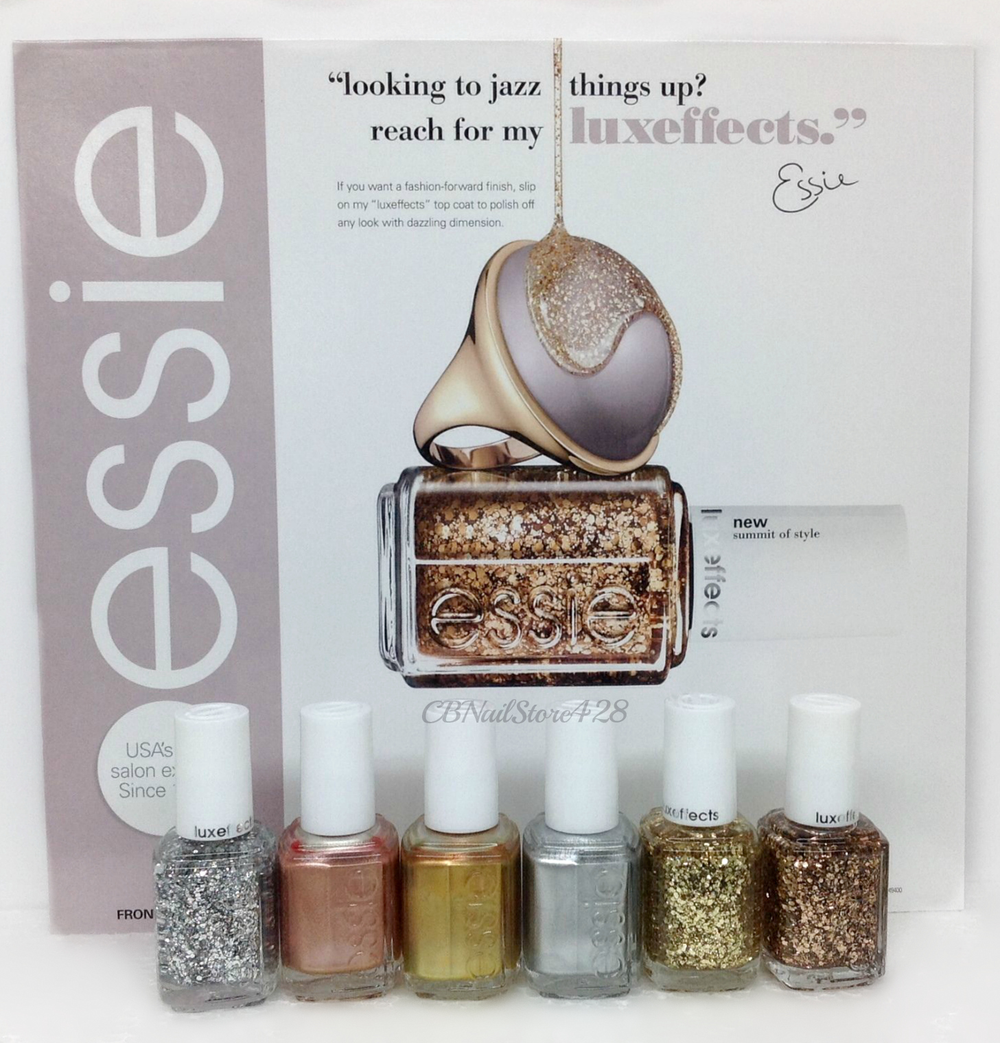 ESSIE NAIL LACQUER – LUXEFFECTS Collection 2014 -13.5ml /.46 oz- Pick any Color