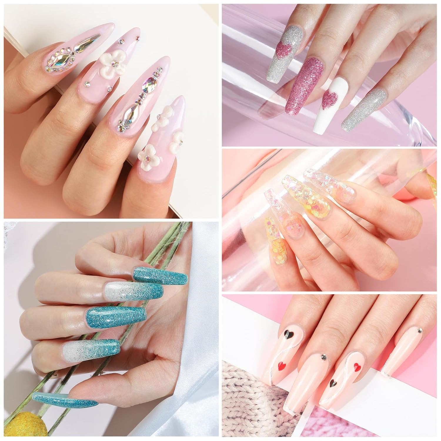 Acrylic Nail Kit for Beginners with Everything ,Professional Nail Kit Acrylic Se