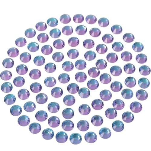 Diamonland Flatback Glass Crystal Rhinestones Rounds Gems for Bedazzling Nail…