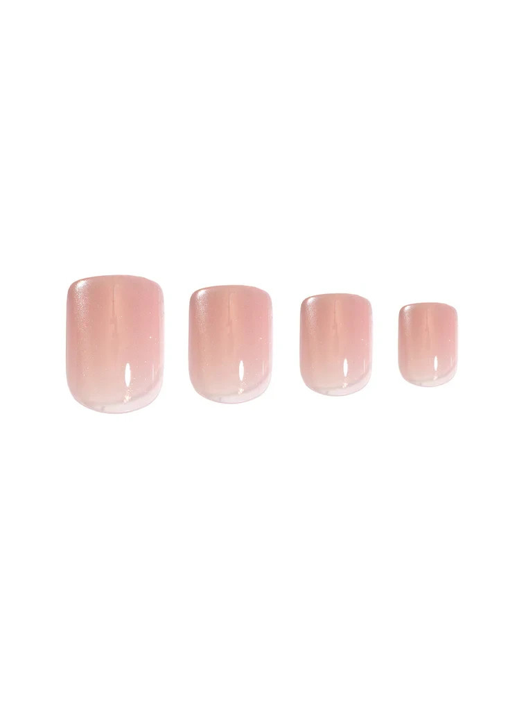 ABNY NAKED BARE ESSENTIALS GLAMIFY 24 PRESS ON NAILS SQUARE SHORT #NTNK03