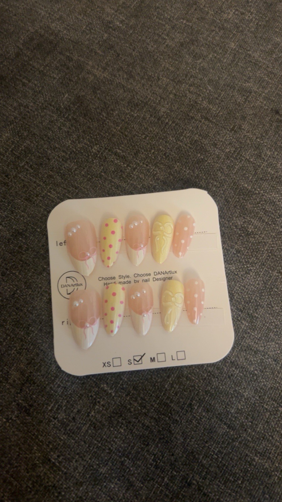 Press-On Nails Short Almond pack of two sets!