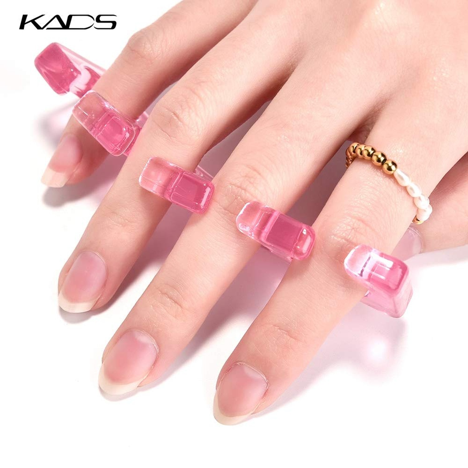 KADS 2pcs/pair Silicone Toe Separator Nail Art Manicure Finger Feet Care Brac…