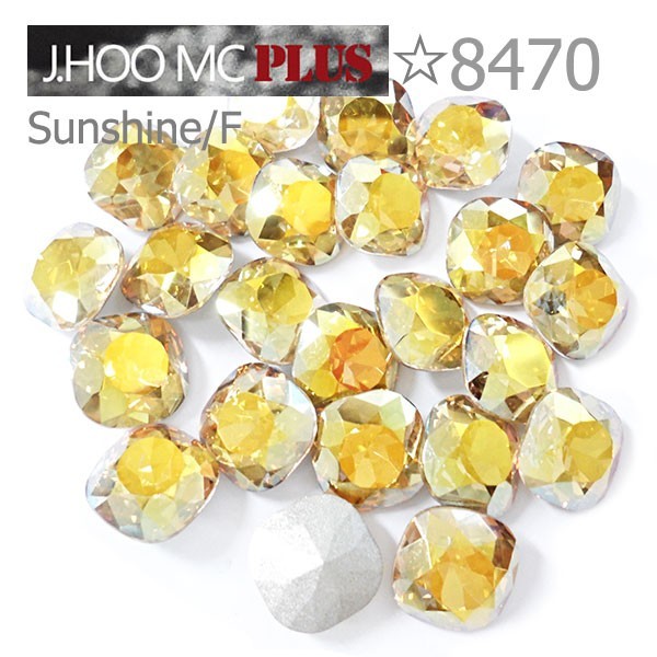 J.HOO Crystal 8470 Cushion V-Cut Fancy Rhinestones 8mm Nail Art (10pcs)